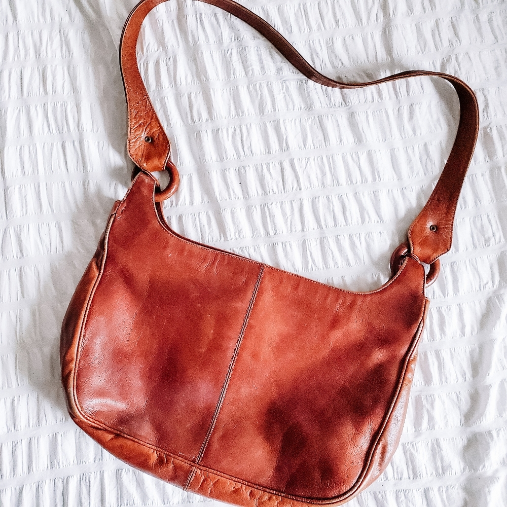 👜American Angel Brown Leather Satchel